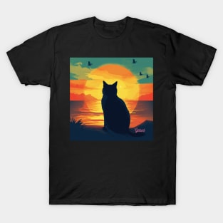 Retro Cat Shirt T-Shirt